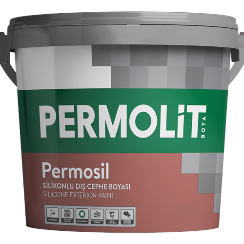 Permosil Silikonlu Dış Cephe Boyası 3.5 KG (D1 BAZ)