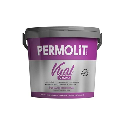 Permomax Vual İpek Mat İç Cephe Boyası 15 Lt D1Baz