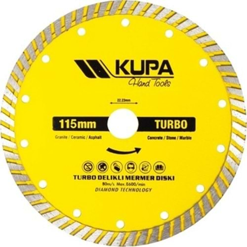 Kupa Kup7010 Turbo Kesici 115Mm