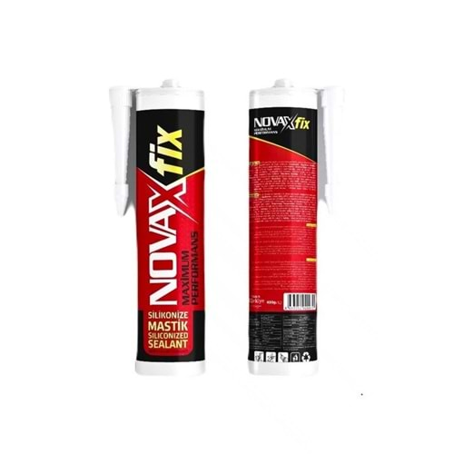 Novaxfix Silikonize Mastik Altınmeşe 450 Gr