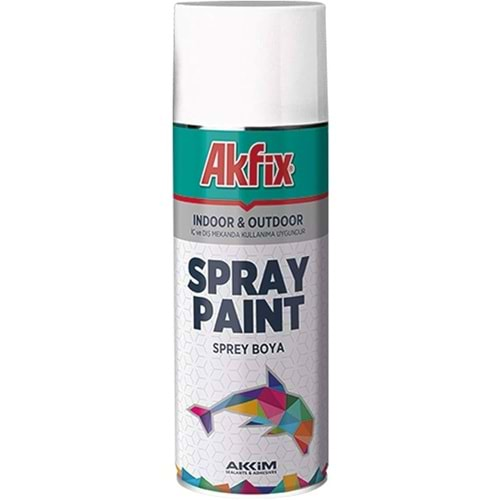 Akfix Sp423017 Sprey Boya Parlak Beyaz 400 Ml