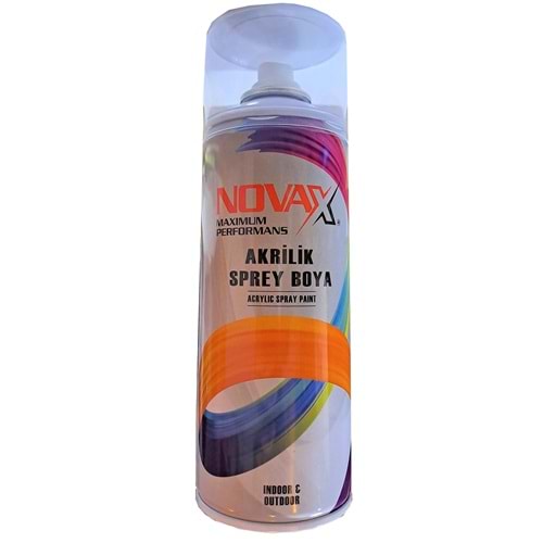 Novax Akrilik Sprey Boya 400 Ml Gümüş Gri