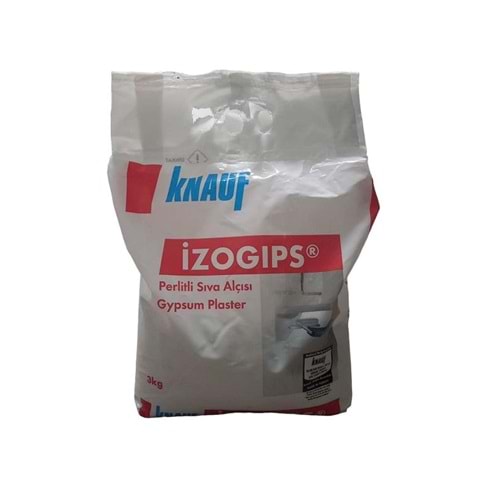 Knauf İzogips Perlitli Sıva Alçısı 3 KG
