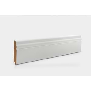 Peli Elite Lüx Beyaz 10 Cm Süpürgelik