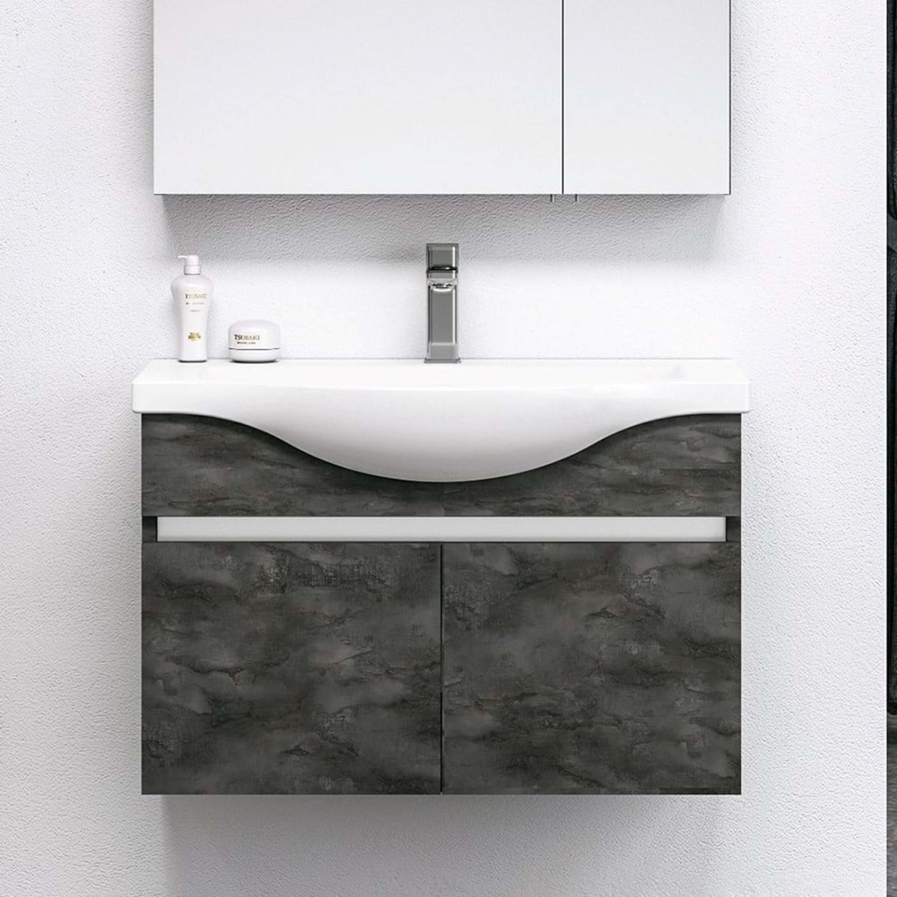 Orka Dinar 80Cm Foggia Banyo Dolabı